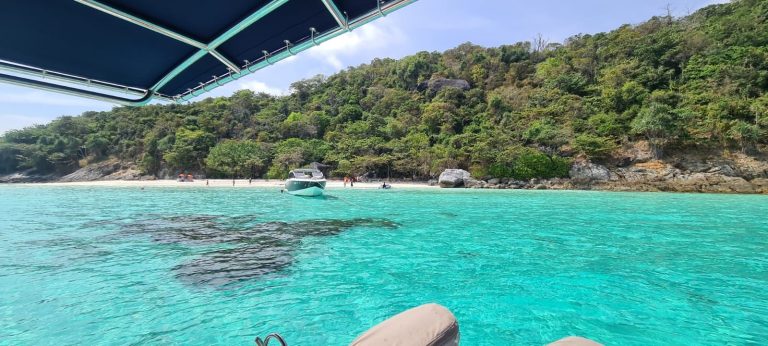 Racha Island visited on a boat charter from Phuket